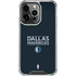 NBA Dallas Mavericks Standard - Blue iPhone 16 Pro Clear Case